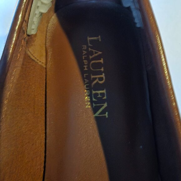 Lauren Brown Loafers Flats - Picture 2 of 9